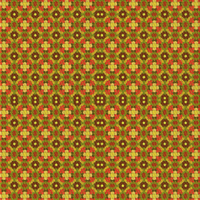 Round Machine Washable Transitional Mahogany Brown Rug, wshpat3678yw