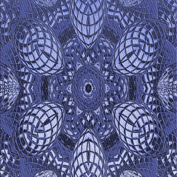 Machine Washable Transitional Blue Rug, wshpat3679blu