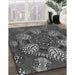 Patterned Gunmetal Gray Rug in Family Room, pat3679gry