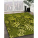 Patterned Green Rug in Family Room, pat3679yw