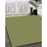 Patterned Salad Green Rug, pat368lblu