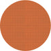 Square Patterned Neon Orange Rug, pat368org