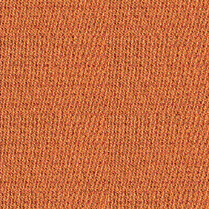 Patterned Neon Orange Rug, pat368org