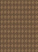 Patterned Cinnamon Brown Rug, pat3680brn