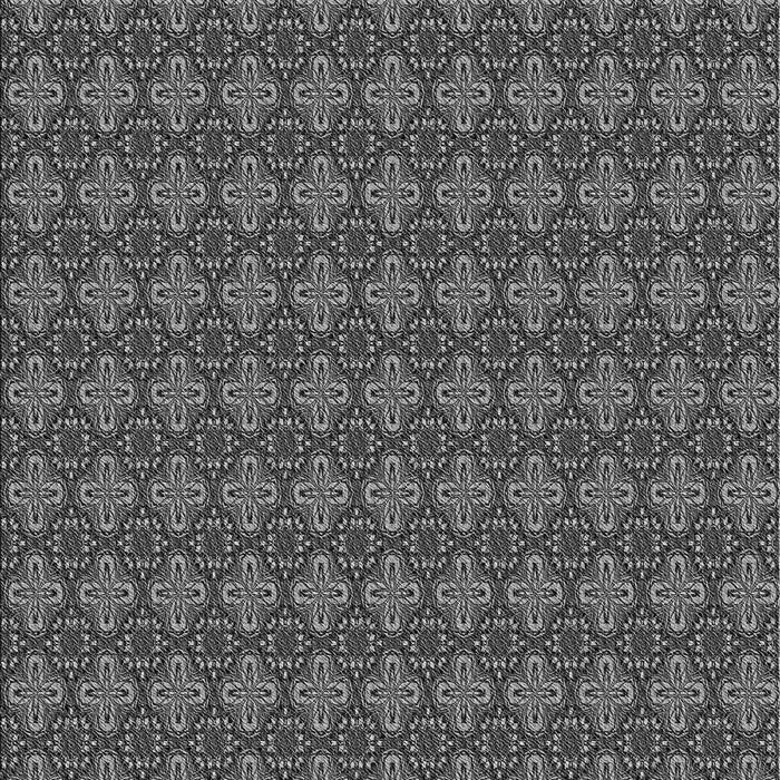 Machine Washable Transitional Dark Gray Black Rug, wshpat3680gry