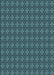 Machine Washable Transitional Deep-Sea Blue Rug, wshpat3680lblu