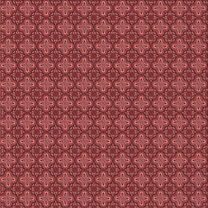 Round Machine Washable Transitional Red Rug, wshpat3680rd