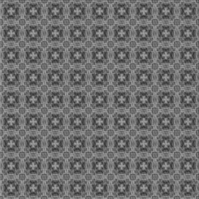 Round Patterned Gray Rug, pat3681gry