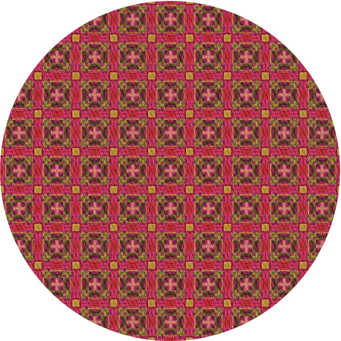 Square Machine Washable Transitional Crimson Red Rug in a Living Room, wshpat3681org
