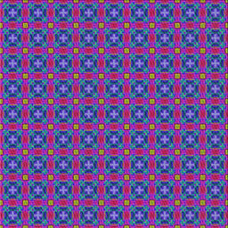 Square Patterned Steel Blue Modern Rug, pat3681