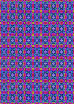 Patterned Steel Blue Modern Rug, pat3681