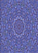 Patterned Light Slate Blue Rug, pat3682blu