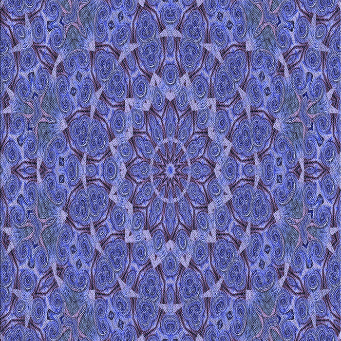 Machine Washable Transitional Light Slate Blue Rug, wshpat3682blu