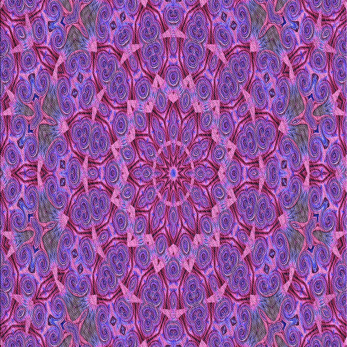 Machine Washable Transitional Purple Rug, wshpat3682pur