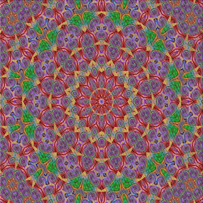 Square Patterned Dark Raspberry Purple Modern Rug, pat3682