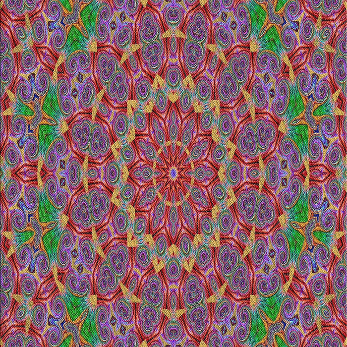 Patterned Dark Raspberry Purple Modern Rug, pat3682