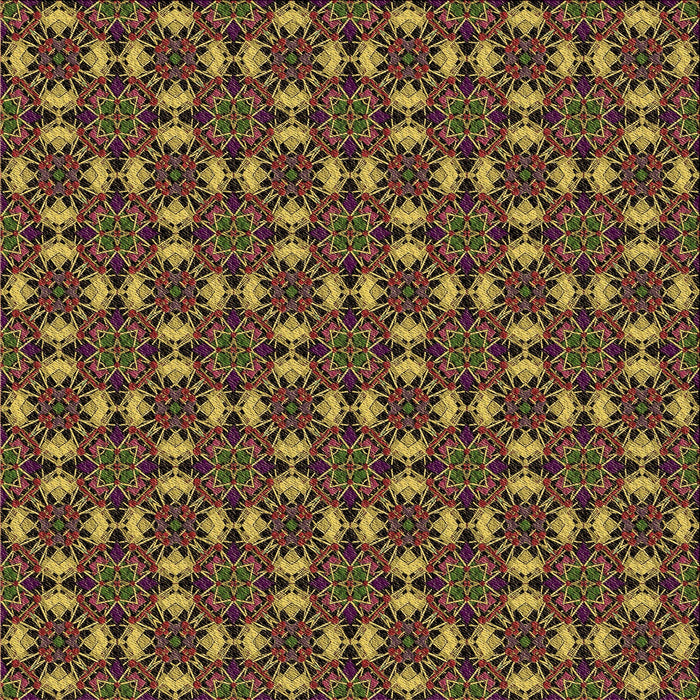 Round Patterned Caramel Brown Rug, pat3683brn