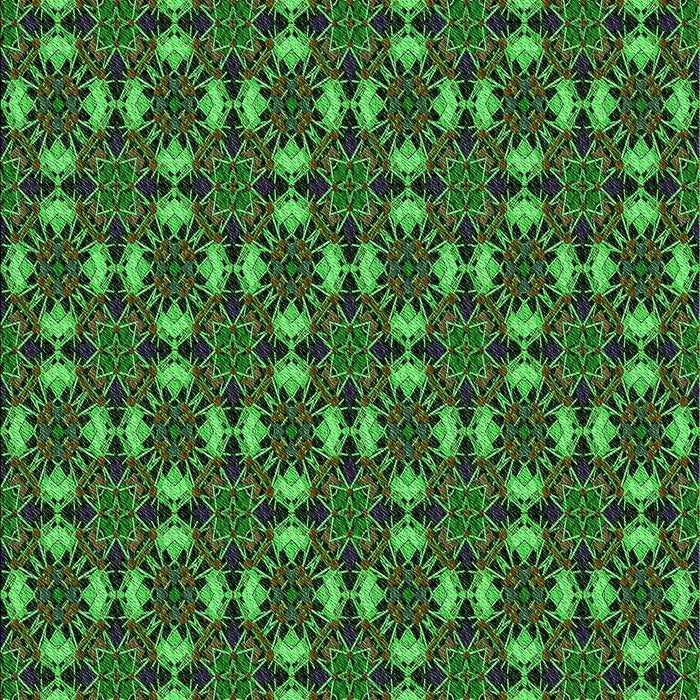 Patterned Dark Forest Green Rug, pat3683grn