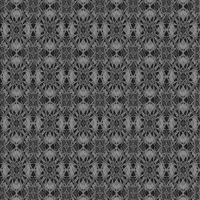 Machine Washable Transitional Charcoal Black Rug, wshpat3683gry