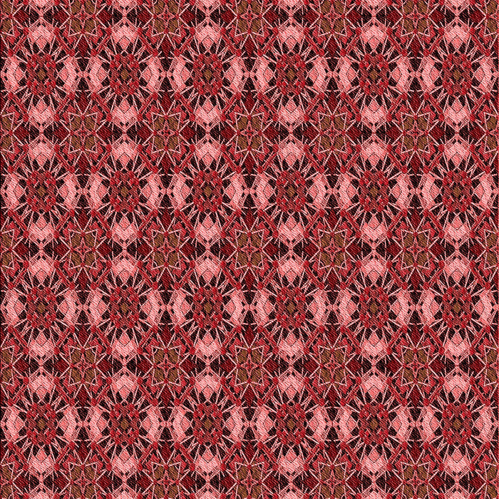Patterned Red Rug, pat3683rd