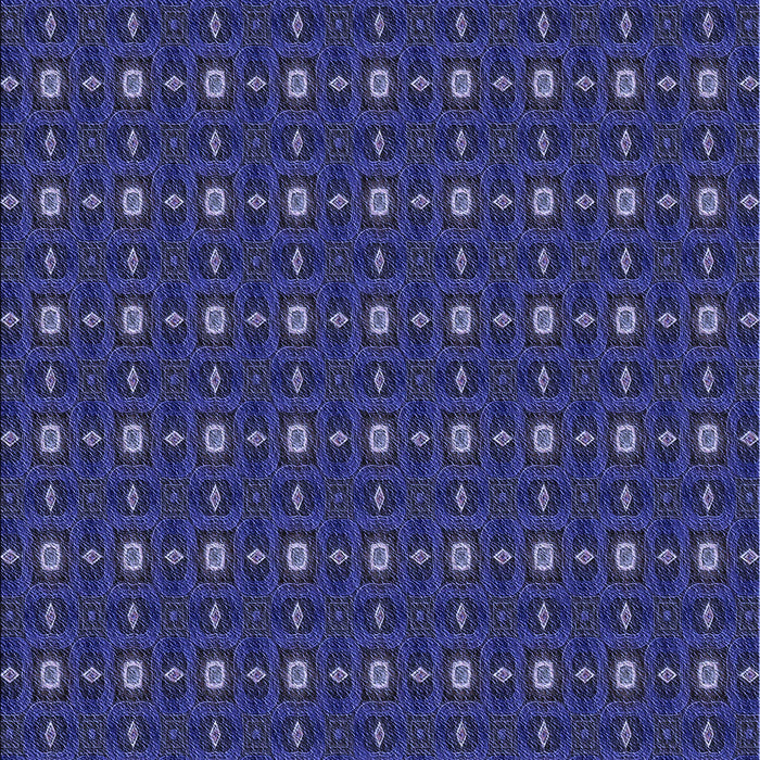 Patterned Denim Dark Blue Rug, pat3684blu
