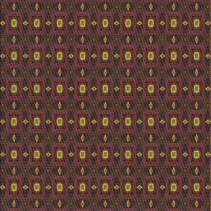 Patterned Sienna Brown Rug, pat3684brn