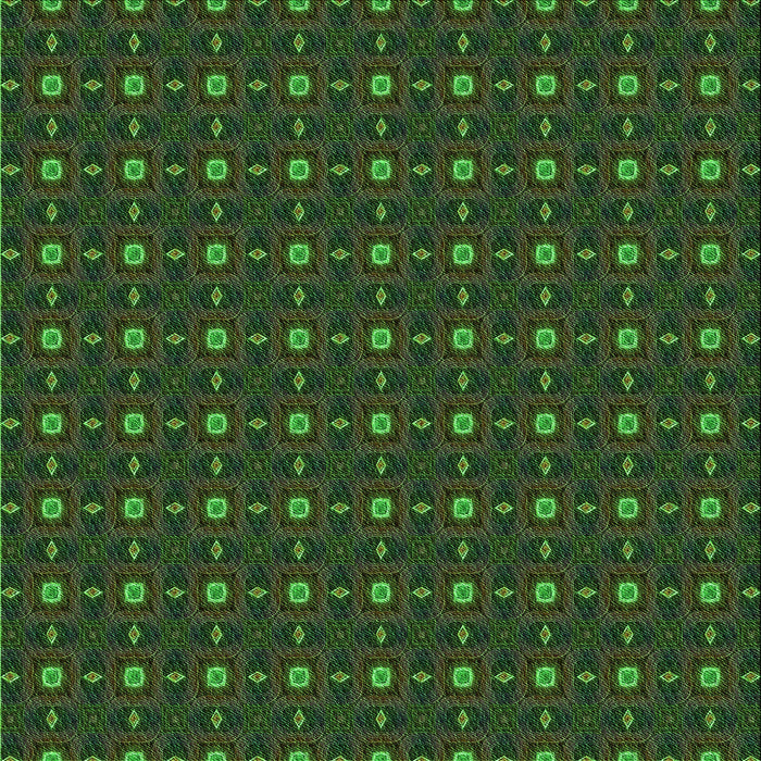 Round Patterned Dark Forest Green Rug, pat3684grn