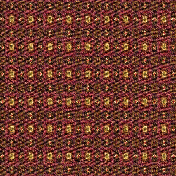 Patterned Mahogany Brown Rug, pat3684org