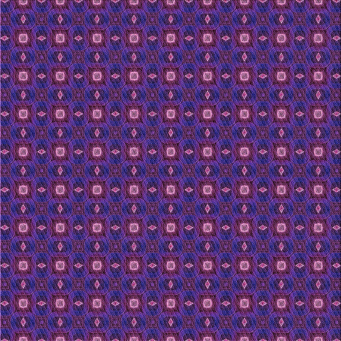 Round Machine Washable Transitional Dark Orchid Purple Rug, wshpat3684pur