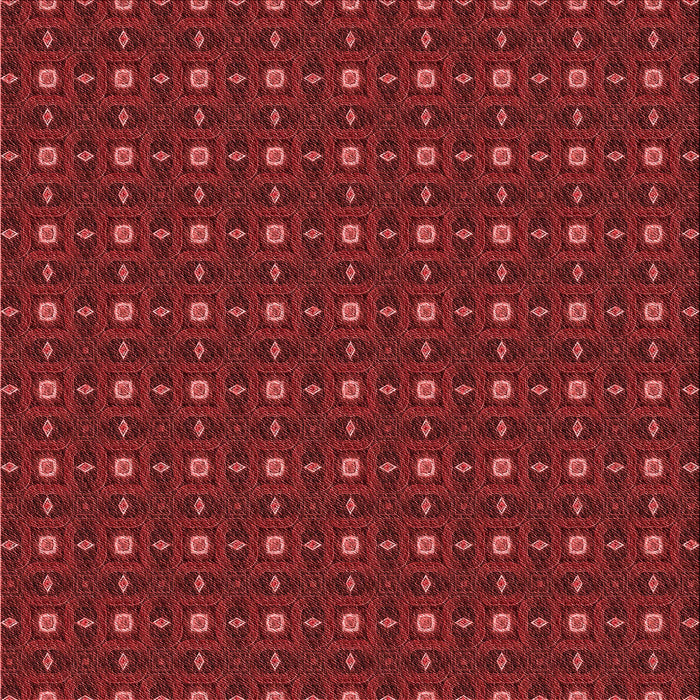 Round Machine Washable Transitional Cranberry Red Rug, wshpat3684rd