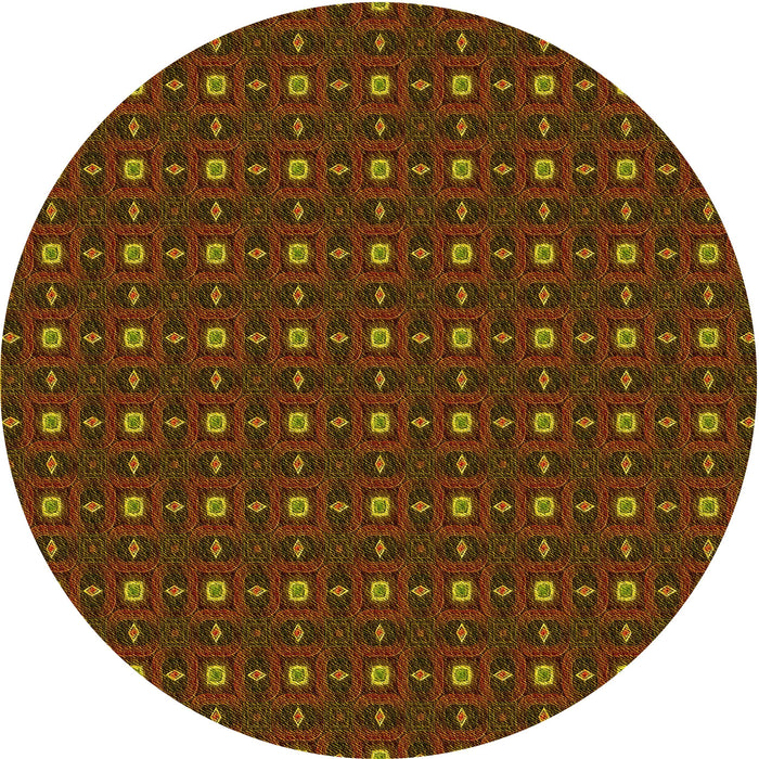 Square Machine Washable Transitional Maroon Red Rug in a Living Room, wshpat3684yw