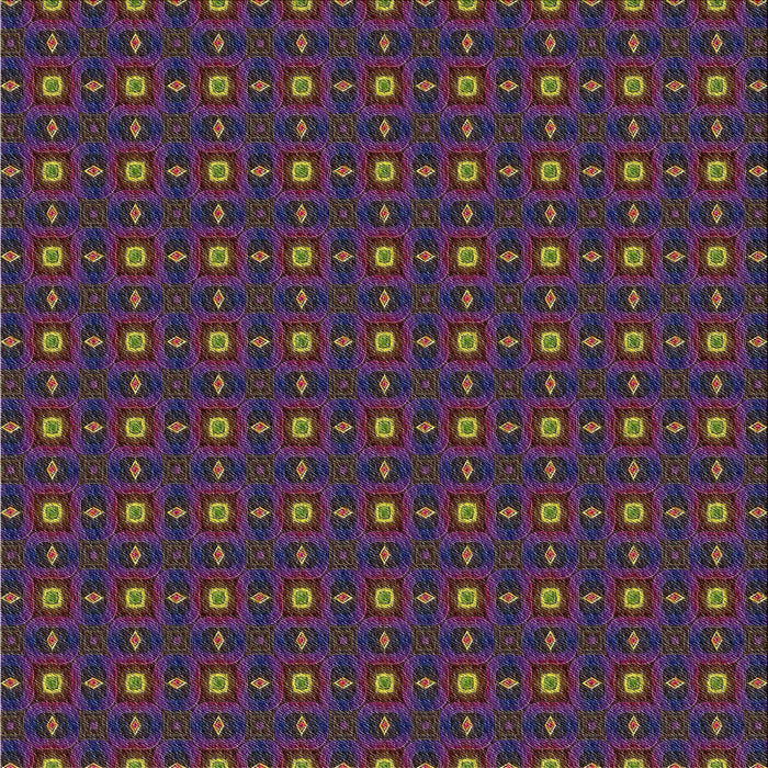 Square Patterned Mauve Taupe Purple Novelty Rug, pat3684