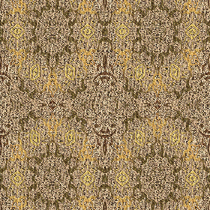 Patterned Red Brown Rug, pat3685brn