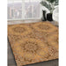 Machine Washable Transitional Orange Rug in a Family Room, wshpat3685org