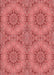 Machine Washable Transitional Red Rug, wshpat3685rd