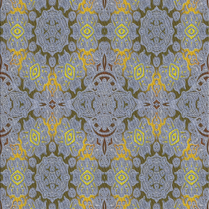 Machine Washable Transitional Pale Silver Gray Rug, wshpat3685