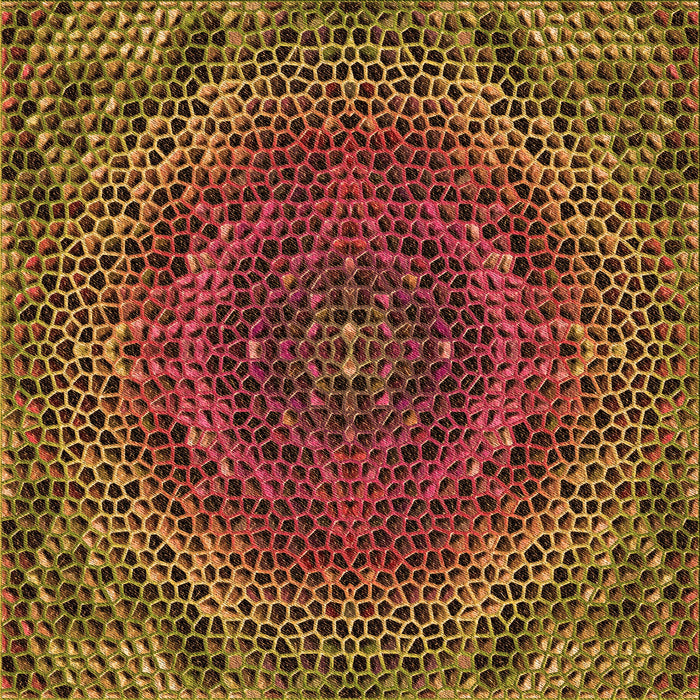 Round Machine Washable Transitional Cinnamon Brown Rug, wshpat3686org