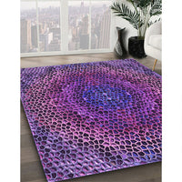 Patterned Purple Rug, pat3686pur