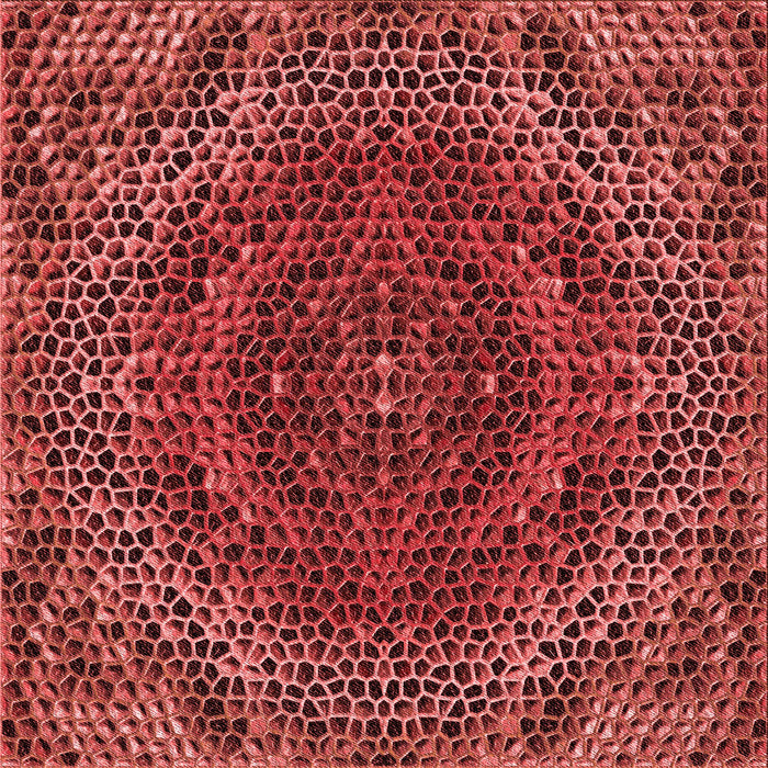 Round Patterned Cranberry Red Rug, pat3686rd