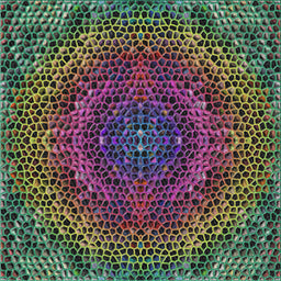 Square Patterned Green Novelty Rug, pat3686