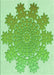 Patterned Jade Green Rug, pat3688grn