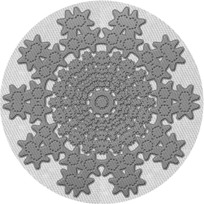 Square Machine Washable Transitional Platinum Gray Rug in a Living Room, wshpat3688gry