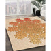 Machine Washable Transitional Orange Rug in a Family Room, wshpat3688org