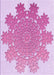 Patterned Blossom Pink Rug, pat3688pur