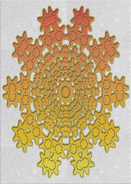 Machine Washable Transitional Copper Brown Rug, wshpat3688