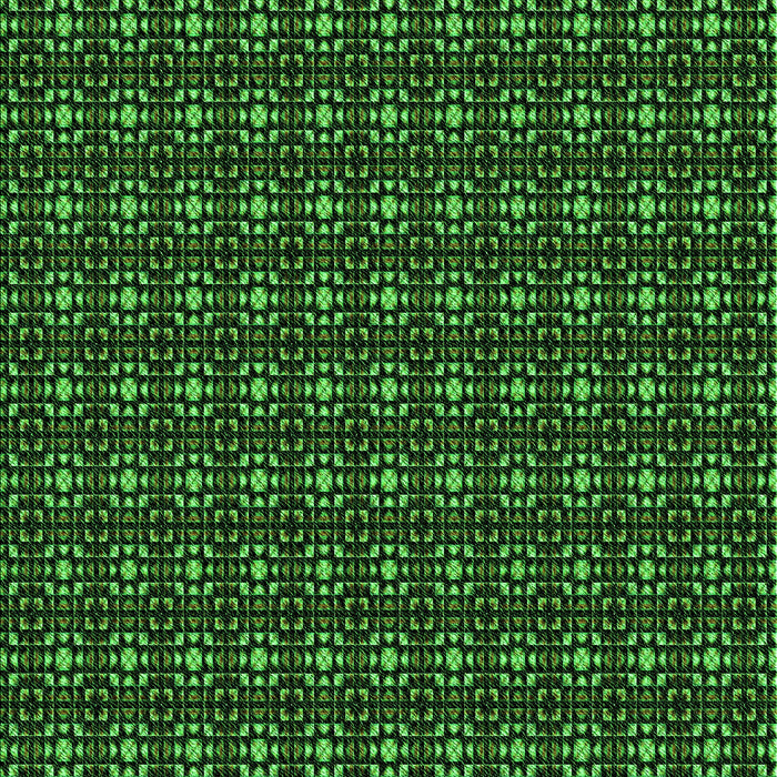 Patterned Black Rug, pat3689grn