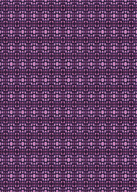 Machine Washable Transitional Dark Purple Rug, wshpat3689pur