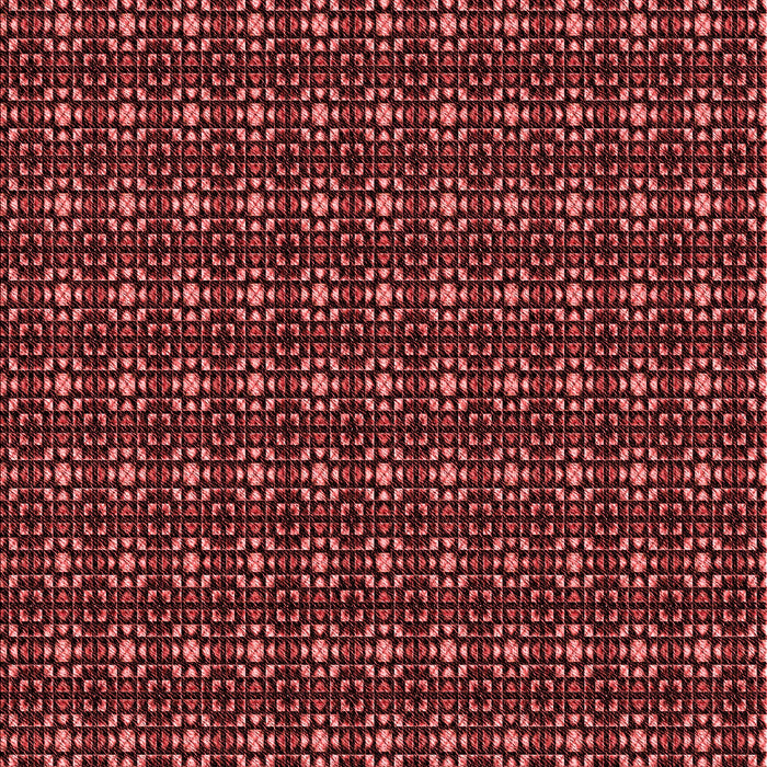 Patterned Cherry Red Rug, pat3689rd