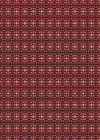 Machine Washable Transitional Cherry Red Rug, wshpat3689rd