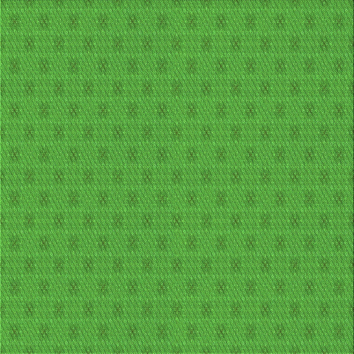 Round Patterned Lime Green Rug, pat369grn